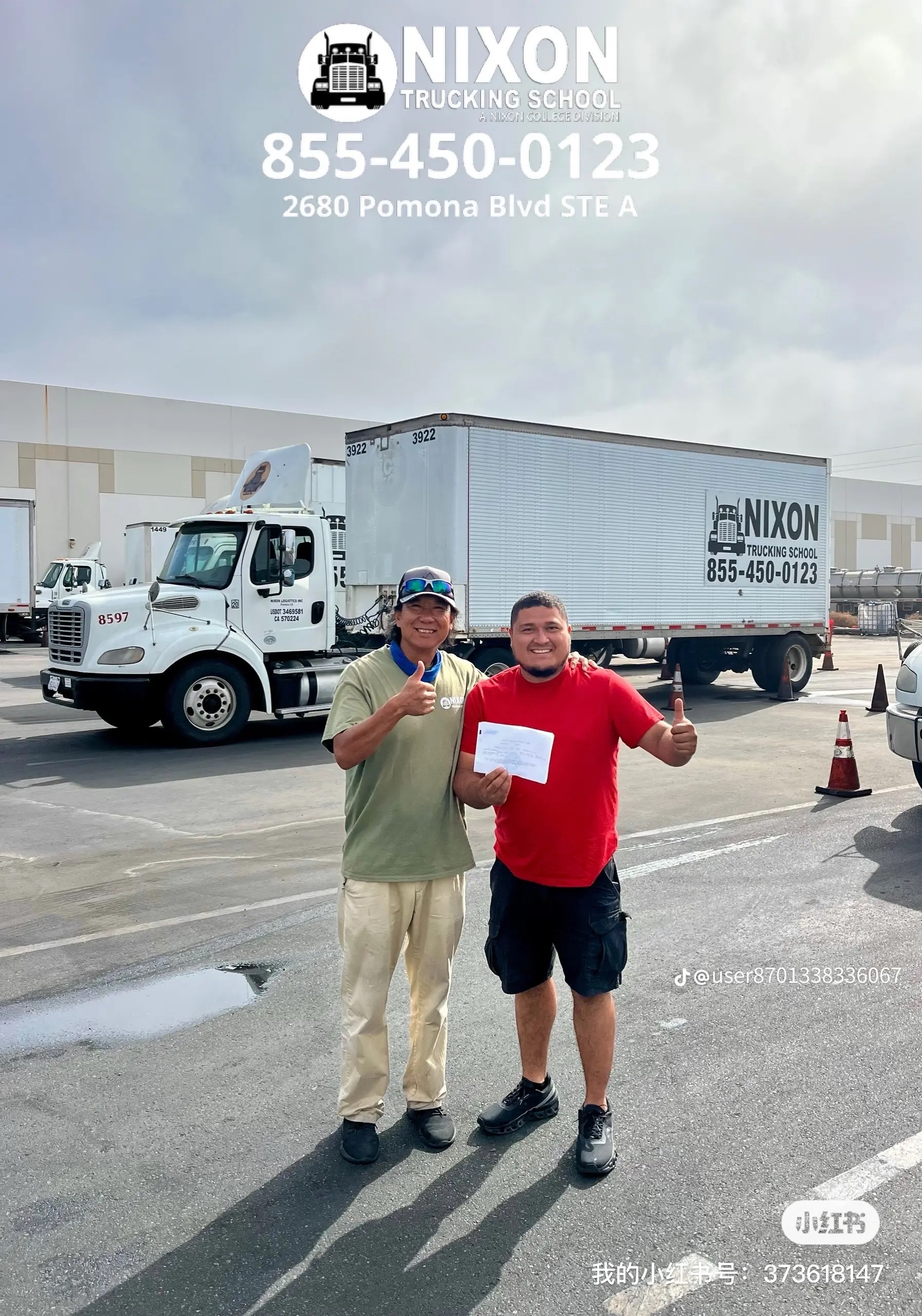 Graduate - CDL graduate from Nixon Trucking School